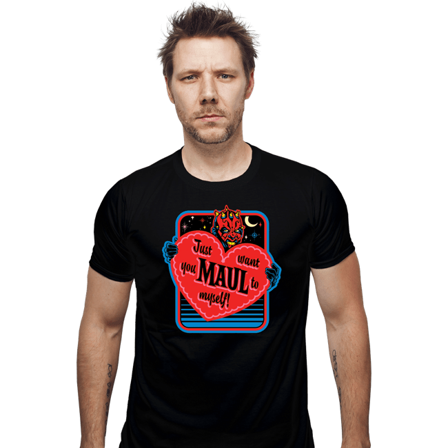 Daily_Deal_Shirts Fitted Shirts, Mens / Small / Black Maul Of My Heart