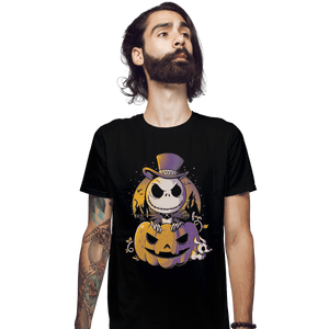 Shirts Fitted Shirts, Mens / Small / Black Spooky Jack