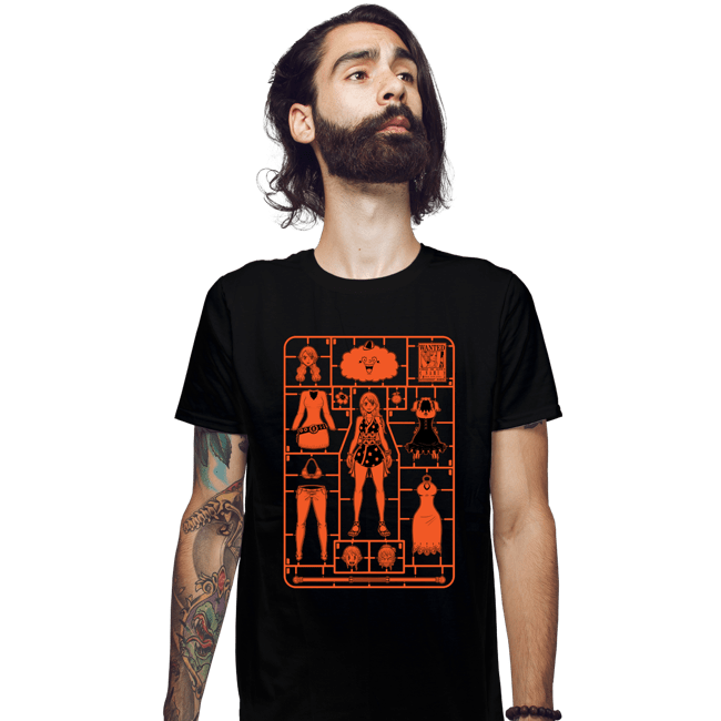 Daily_Deal_Shirts Fitted Shirts, Mens / Small / Black Nami Model Sprue