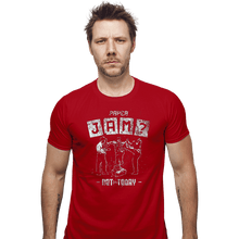 Load image into Gallery viewer, Daily_Deal_Shirts Fitted Shirts, Mens / Small / Red Paper Jam
