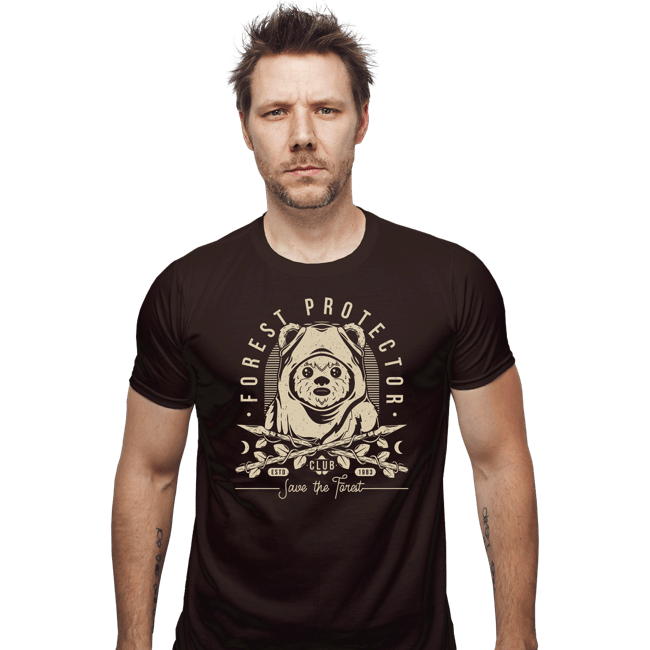 Shirts Fitted Shirts, Mens / Small / Dark Chocolate The Forest Protector