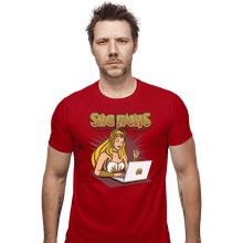Load image into Gallery viewer, Shirts Fitted Shirts, Mens / Small / Red She Rants
