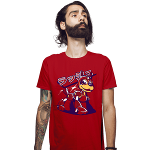 Secret_Shirts Fitted Shirts, Mens / Small / Red Robot's Best Friend