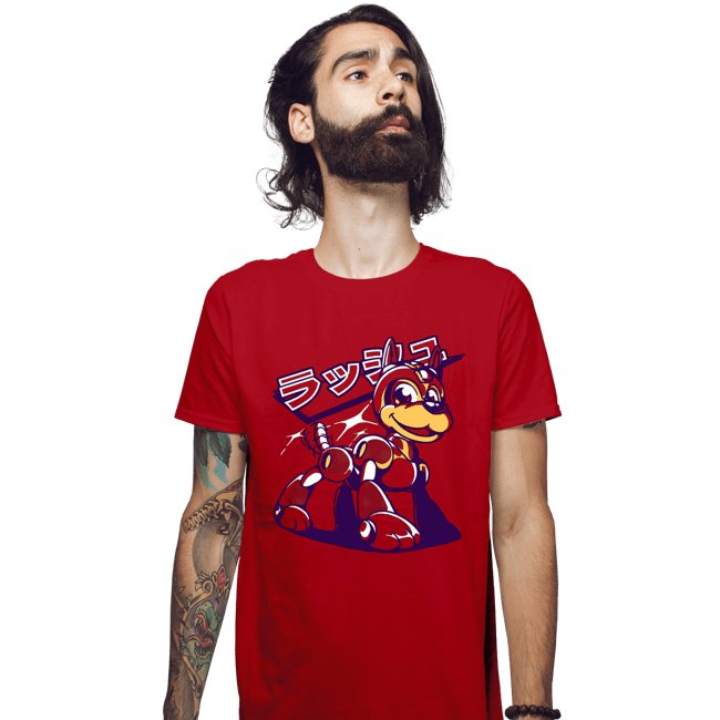 Secret_Shirts Fitted Shirts, Mens / Small / Red Robot's Best Friend