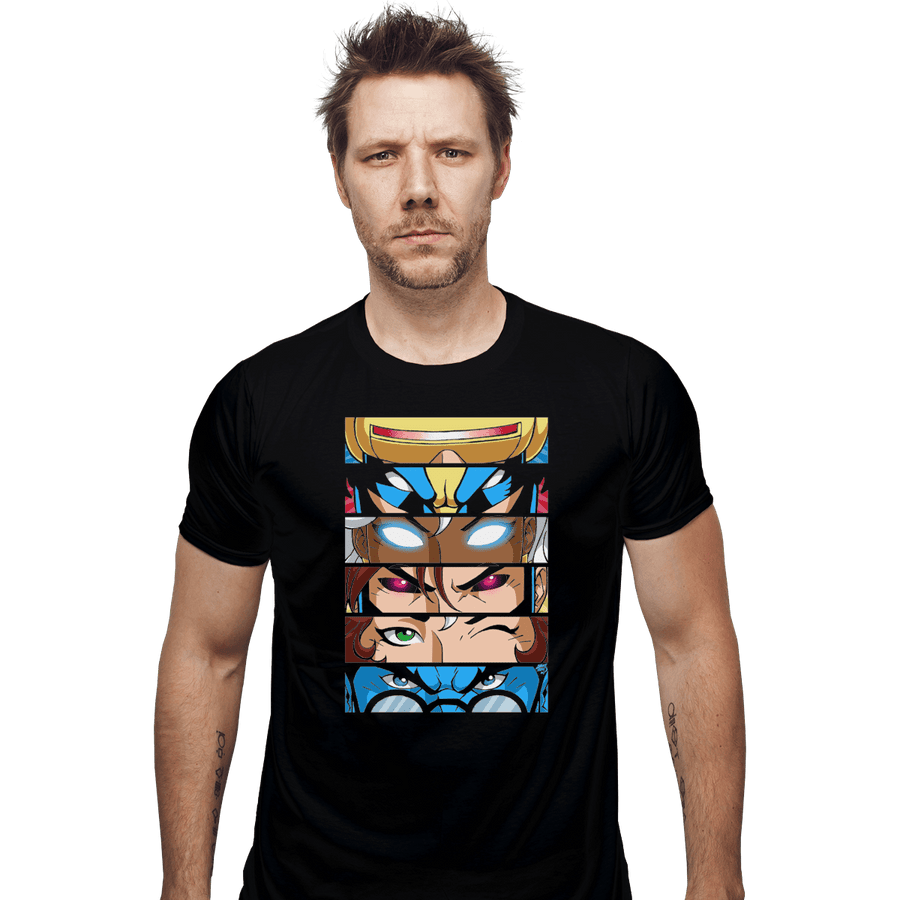 Shirts Fitted Shirts, Mens / Small / Black X-Eyes