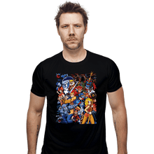 Load image into Gallery viewer, Daily_Deal_Shirts Fitted Shirts, Mens / Small / Black Thundercats VS Pilgrim
