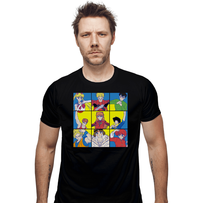 Daily_Deal_Shirts Fitted Shirts, Mens / Small / Black The Anime Heart Of A 90s Kid