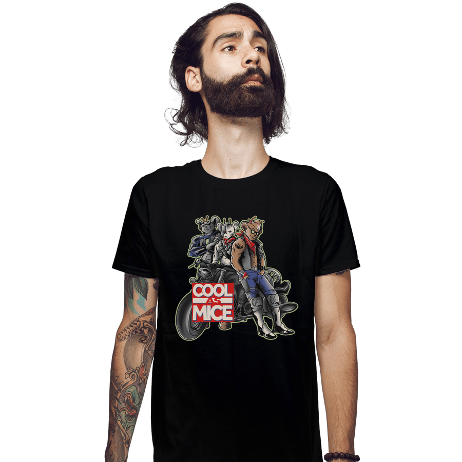 Shirts Fitted Shirts, Mens / Small / Black Cool As Mice