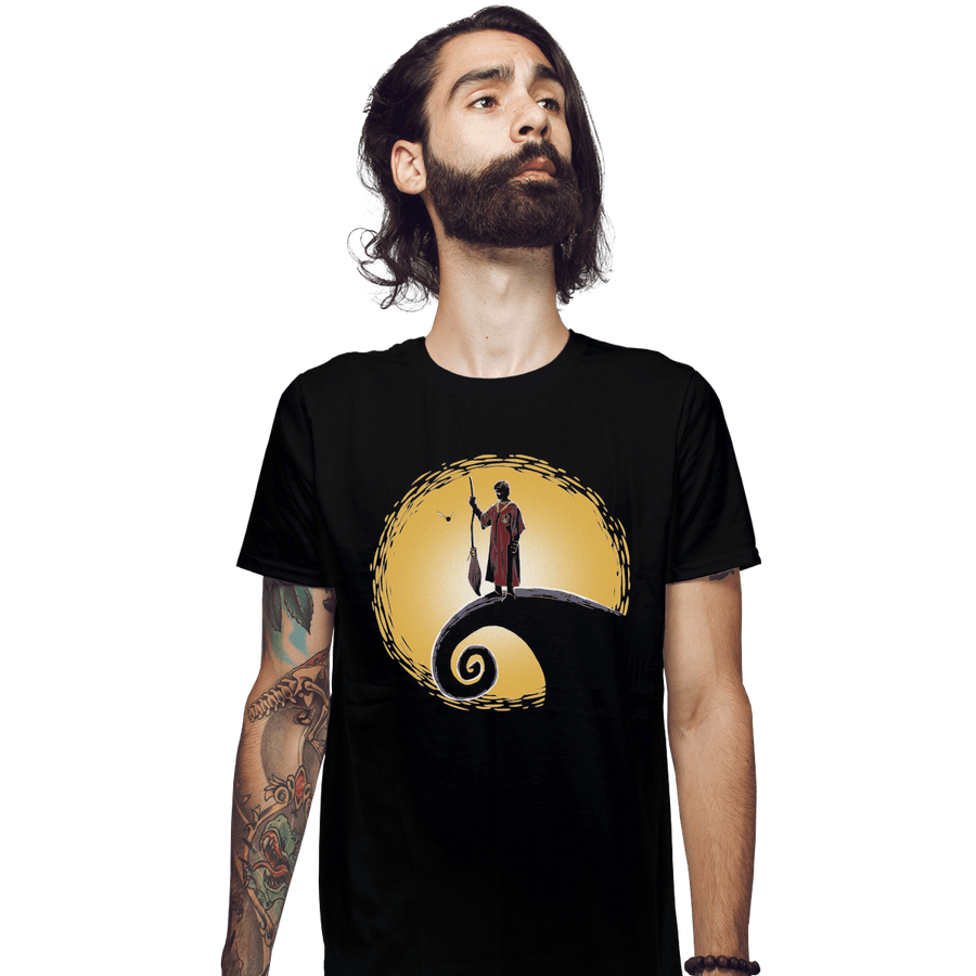 Shirts Fitted Shirts, Mens / Small / Black Quidditch Before Christmas