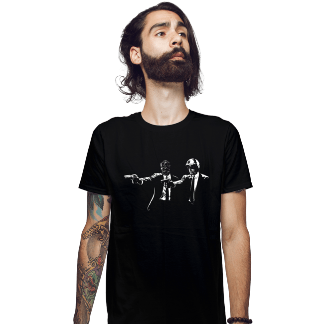 Shirts Fitted Shirts, Mens / Small / Black Terminator Fiction
