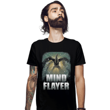 Load image into Gallery viewer, Shirts Fitted Shirts, Mens / Small / Black The Mind Flayer
