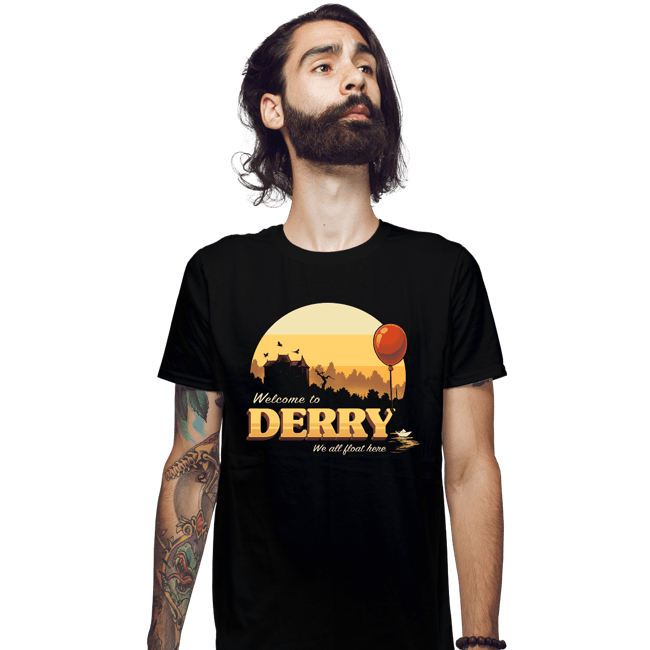 Shirts Fitted Shirts, Mens / Small / Black Welcome To Derry