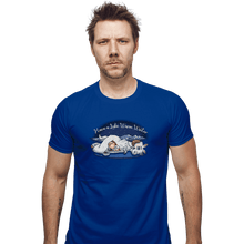 Load image into Gallery viewer, Secret_Shirts Fitted Shirts, Mens / Small / Royal Blue Have a Luke Warm Winter
