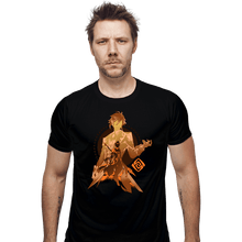 Load image into Gallery viewer, Shirts Fitted Shirts, Mens / Small / Black Vago Mundo Zhongli
