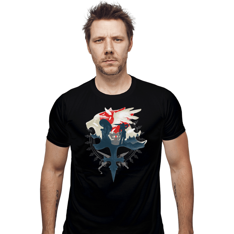 Shirts Fitted Shirts, Mens / Small / Black Gunblades and Angels