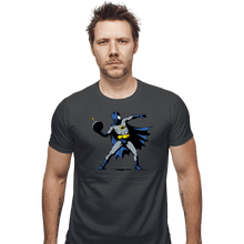 Load image into Gallery viewer, Secret_Shirts Fitted Shirts, Mens / Small / Charcoal Bat-sy
