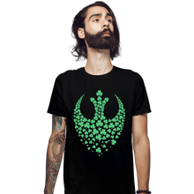 Load image into Gallery viewer, Secret_Shirts Fitted Shirts, Mens / Small / Black Shamrock Rebel
