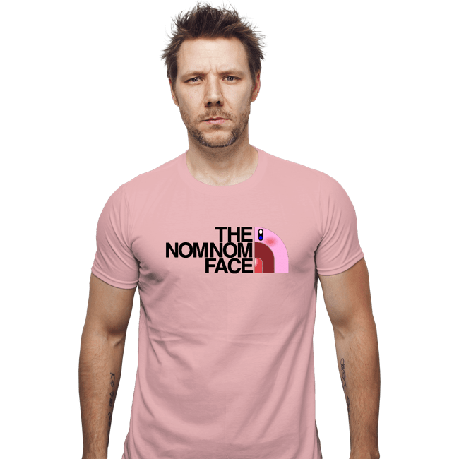 Secret_Shirts Fitted Shirts, Mens / Small / Pink The Nom Nom Face