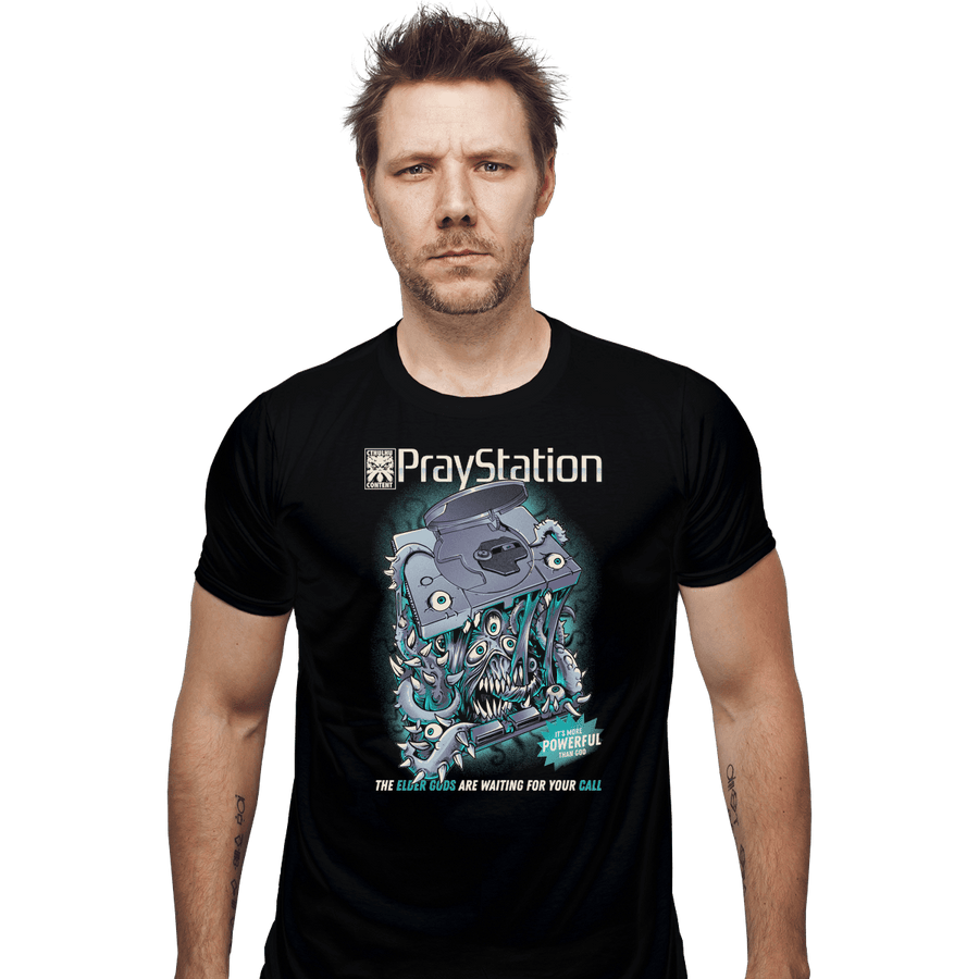 Shirts Fitted Shirts, Mens / Small / Black The Praystation