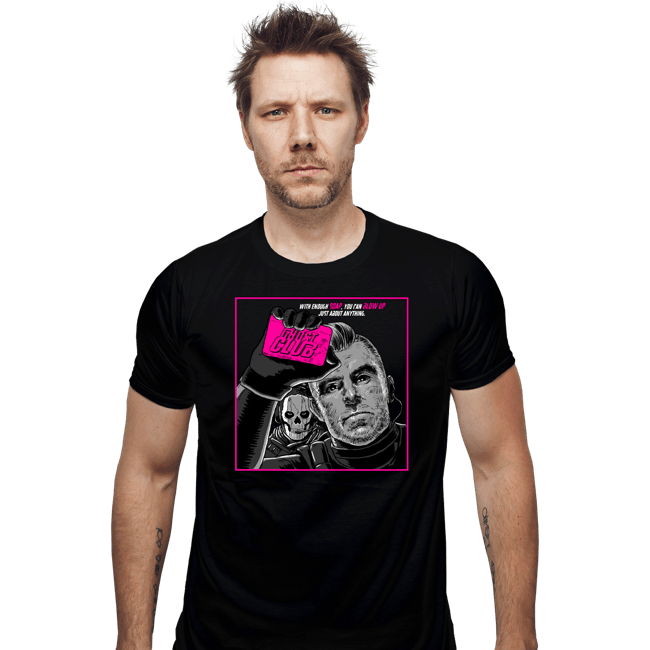 Secret_Shirts Fitted Shirts, Mens / Small / Black Ghost Club