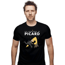 Load image into Gallery viewer, Shirts Fitted Shirts, Mens / Small / Black Les Aventures De Picard
