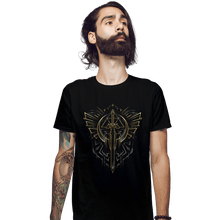 Load image into Gallery viewer, Sold_Out_Shirts Fitted Shirts, Mens / Small / Black Hero Sword

