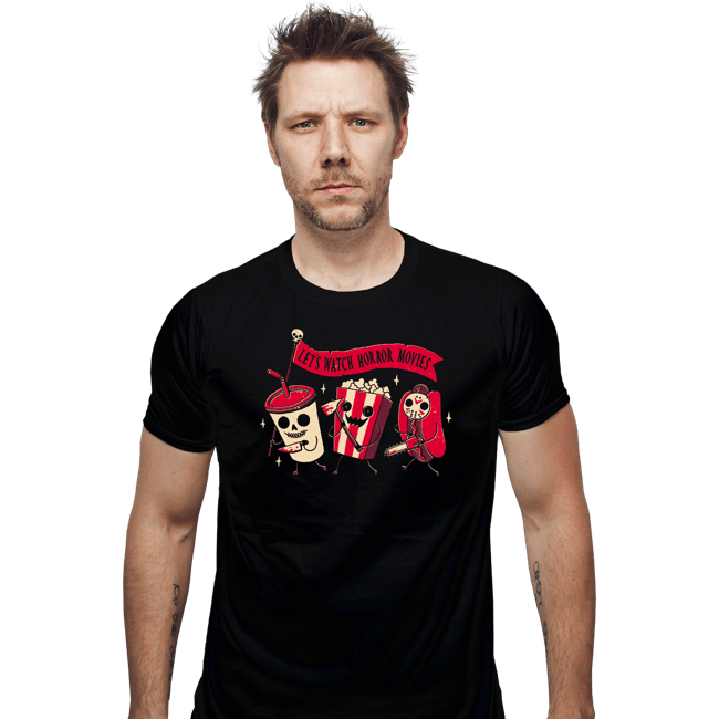 Daily_Deal_Shirts Fitted Shirts, Mens / Small / Black Midnight Movie