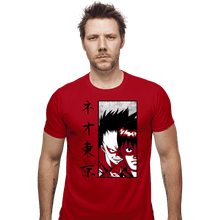 Load image into Gallery viewer, Shirts Fitted Shirts, Mens / Small / Red Neo Tokyo
