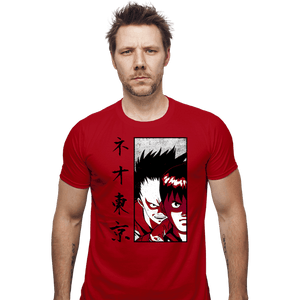 Shirts Fitted Shirts, Mens / Small / Red Neo Tokyo