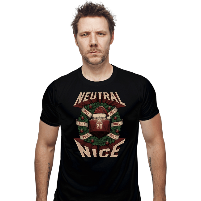 Shirts Fitted Shirts, Mens / Small / Black Neutral Nice Christmas