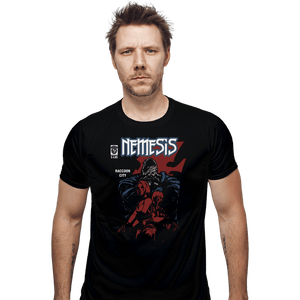 Secret_Shirts Fitted Shirts, Mens / Small / Black Nemesis Comic