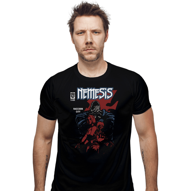Secret_Shirts Fitted Shirts, Mens / Small / Black Nemesis Comic