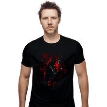 Load image into Gallery viewer, Daily_Deal_Shirts Fitted Shirts, Mens / Small / Black Demon Detective
