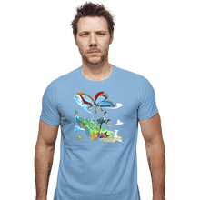 Load image into Gallery viewer, Shirts Fitted Shirts, Mens / Small / Powder Blue Skyward Infinite
