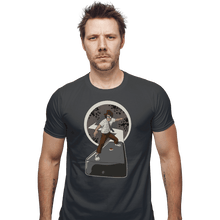 Load image into Gallery viewer, Shirts Fitted Shirts, Mens / Small / Charcoal Internet Surfer
