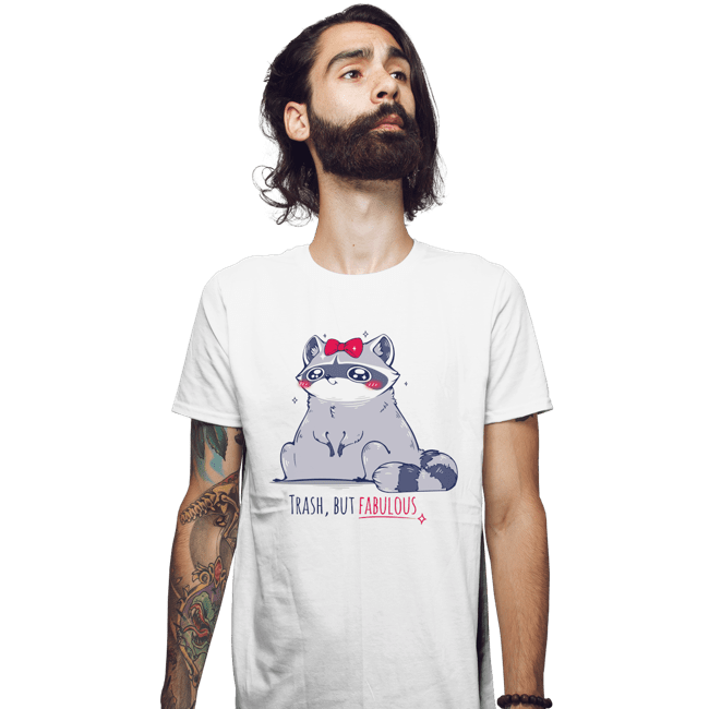 Shirts Fitted Shirts, Mens / Small / White Trash But Fabulous