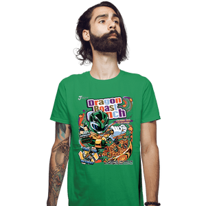 Daily_Deal_Shirts Fitted Shirts, Mens / Small / Irish Green Dragon Roast Crunch