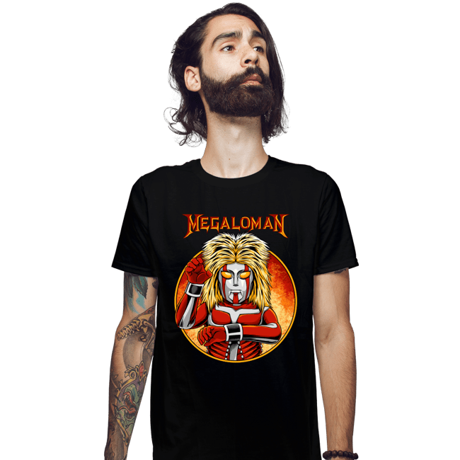 Shirts Fitted Shirts, Mens / Small / Black Megaloman