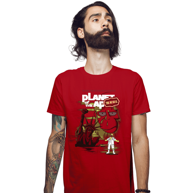 Shirts Fitted Shirts, Mens / Small / Red The Brand New Multi-Million Dollar Musical
