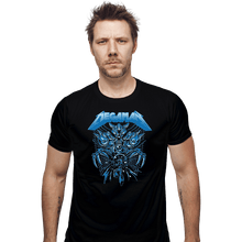 Load image into Gallery viewer, Shirts Fitted Shirts, Mens / Small / Black Mega Rockman

