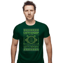 Load image into Gallery viewer, Shirts Fitted Shirts, Mens / Small / Irish Green Earth Kingdom Ugly Sweater
