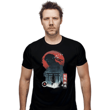 Load image into Gallery viewer, Shirts Fitted Shirts, Mens / Small / Black Samurai Warrior
