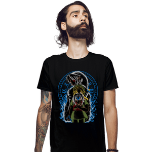 Daily_Deal_Shirts Fitted Shirts, Mens / Small / Black Fierce Deity
