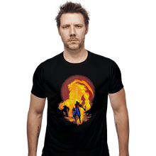 Load image into Gallery viewer, Shirts Fitted Shirts, Mens / Small / Black Hellfire

