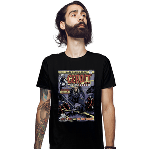 Secret_Shirts Fitted Shirts, Mens / Small / Black Mage Comics