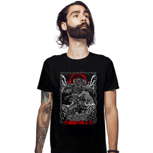 Daily_Deal_Shirts Fitted Shirts, Mens / Small / Black The Quest Of Skull Knight