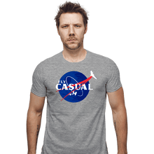 Load image into Gallery viewer, Shirts Fitted Shirts, Mens / Small / Sports Grey Fly Casual
