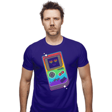 Load image into Gallery viewer, Shirts Fitted Shirts, Mens / Small / Violet Gaymer Player II
