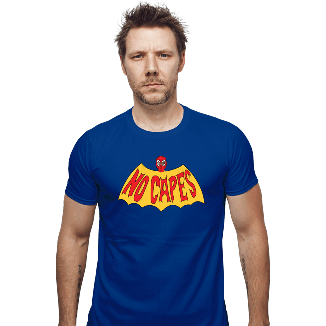 Secret_Shirts Fitted Shirts, Mens / Small / Royal Blue No Spidey Capes