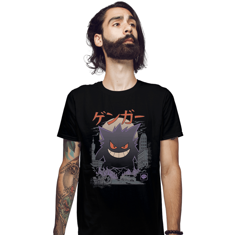 Secret_Shirts Fitted Shirts, Mens / Small / Black Ghost Type Kaiju